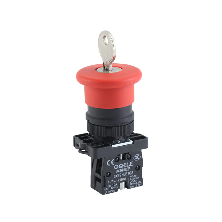 GXB2-BS142 Key Release Stop Self-locking Red Push Button Switch